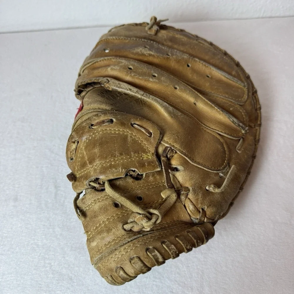 Vintage Rawlings Gold Glove Catchers Mitt HOH Lite Toe Left Hand 210 LTF USA